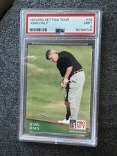 1991 PRO SET PGA TOUR #93 JOHN DALY MINT PSA 9