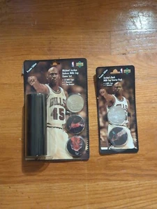 Michael Jordan Milk Cap Set Pogs Upper Deck 1995 Deluxe Game Set & Starter Pack - Picture 1 of 5