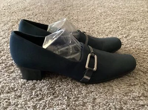 Womens Munro American Blue Stretch Slip On Shoe Cindi M207497  US 7 Narrow Block - Picture 1 of 12