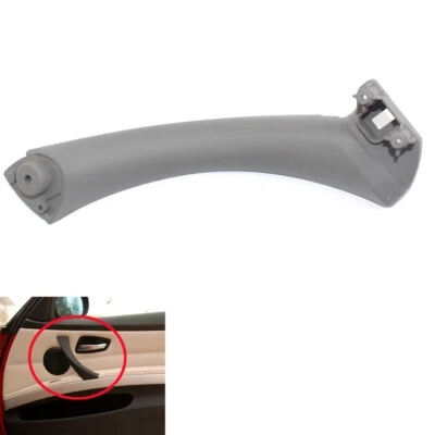 Upgrade Right Inner Door Panel Handle Pull Trim Cover For BMW E90 E91 F&R Grey - Image 1 of 4