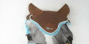 Fliegenhaube Fliegenohren  Hellblau / Braun - Braun / Hellblau Cob/VB Full /  WB - Bild 1 von 36