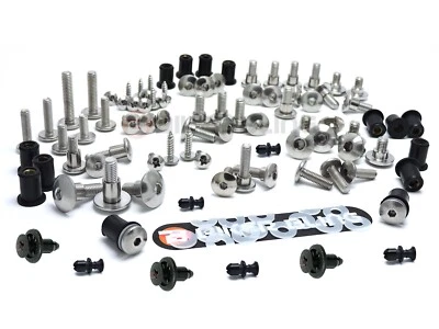 Honda ST1300 Pan European 2002-2016 full screen & fairing fixing bolts kit s/s - Image 1 of 4