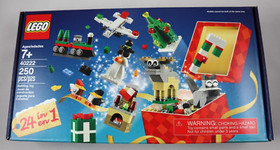 LEGO 40222 24-In-1 Christmas Builds, Holiday Countdown NISB RETIRED