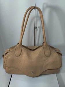 Cole Haan Village SP06 Pebbled Honey Leather Large Satchel Bag - Picture 1 of 5