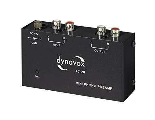 Dynavox TC-20 Phono-Vorverstärker - Schwarz