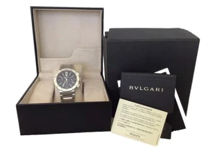 Authentic BVLGARI Men Watch 42mm Stainless Automatic BB42SSCH Made Switzerland - Picture 1 of 12