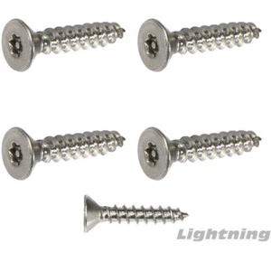 #8 x 3/4" Security Screws Torx Flat Head Sheet Metal Stainless Steel Qty 500 - Picture 1 of 3
