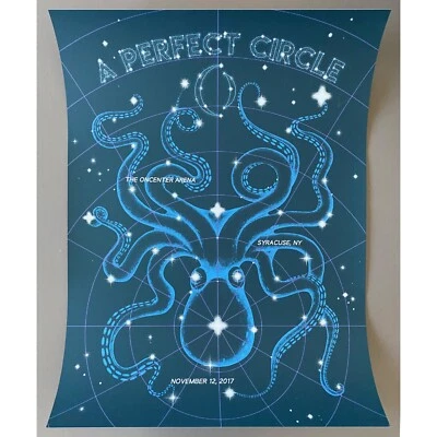 *Rare* A Perfect Circle Concert Poster AP S/N x/25 Oncenter Syracuse 2017 Tool - Image 1 of 4