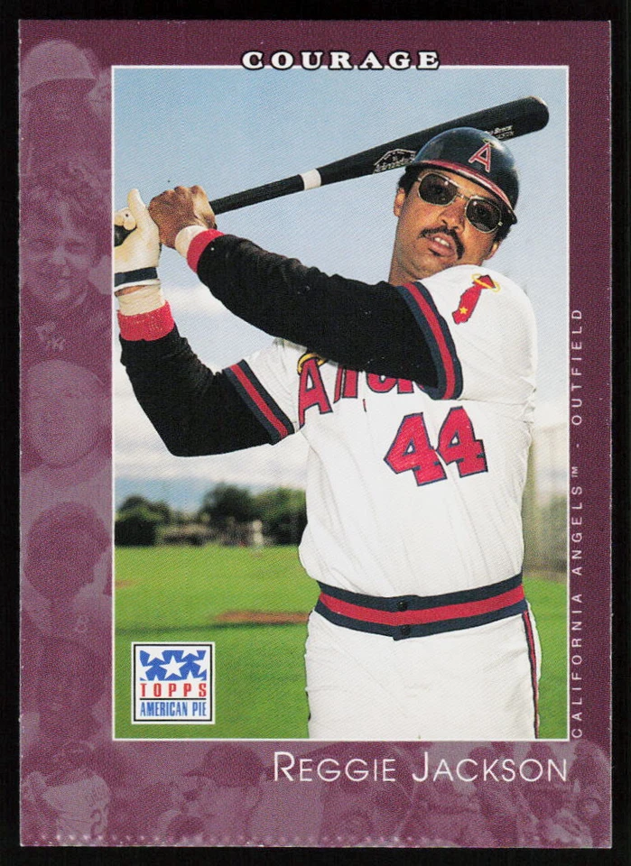 2002 TOPPS AMERICAN PIE Reggie Jackson #2 BASEBALL California Angels - Image 1 of 2