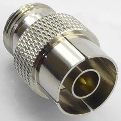 TETRACOM N Type Quick Release RF Adaptor, Push On, Push Fit, N Male Female Plug Socket