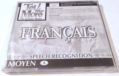 NEW - FRANCAIS CD MOYEN A - SPEECH RECOGNITION 1998 AURALOG IBM PC - Image 1 of 3