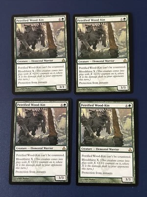 Petrified Wood-Kin X4 Guildpact Ex Condition See Pics Front/Back - Image 1 of 4