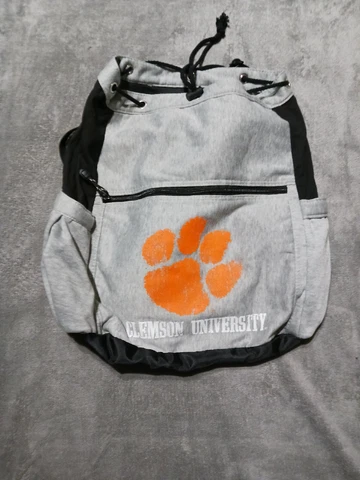 Clemson University Cinch Backpack Cover