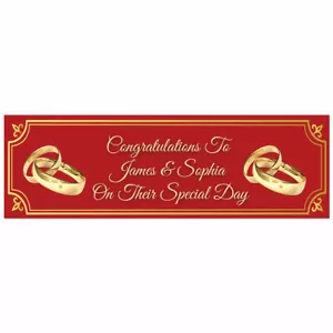 2 Cartel Personalizado Compromiso Boda Celebración Fiesta Decoración - Imagen 1 de 2