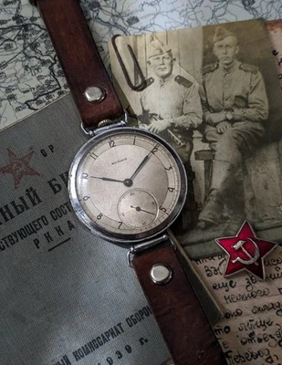 Vintage Soviet 1953 Molnija ChK-6 Period-Converted Watch - Image 1 of 4