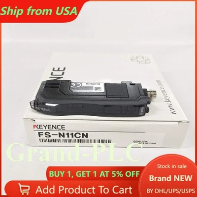KEYENCE FS-N11CN Fiber Optic Sensor NEW - Image 1 of 2