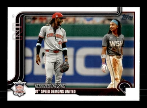 2025 Topps # 639 Think Fast Elly De La Cruz Card Cincinnati Reds - Picture 1 of 2