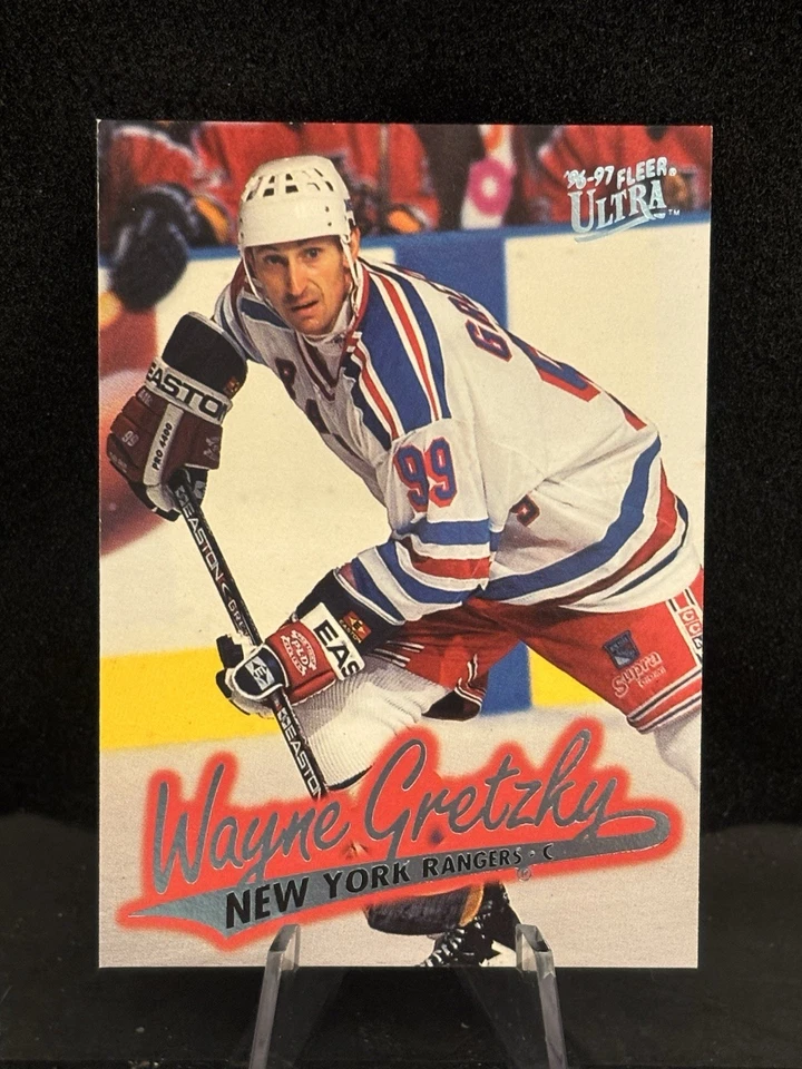 1996-97 Fleer Ultra Wayne Gretzky Hockey Card #106 New York Rangers - Image 1 of 1