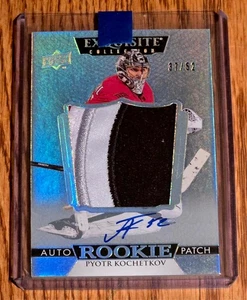 2022-23 Exquisite Hockey #EC-PK Pyotr Kochetkov Rookie Auto Patch #37/52 - Picture 1 of 1