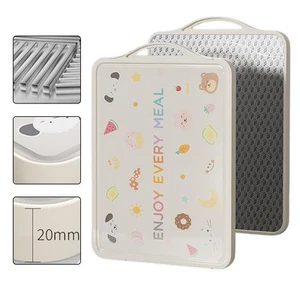 Dual Sided Kitchen Chopping Board for Fruits and Meats Stainless Steel - Photo 1/24