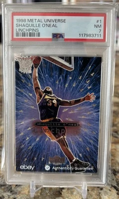 Metal Universe Linchpins Shaquille O'Neal 1998 #1 PSA 7 - Pop 8 Foto 1 de 4