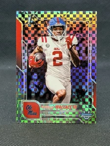 2025 Bowman Chrome U Harrison Wallace III X-FRACTOR 1st BOWMAN #157 Rebels - Picture 1 of 2