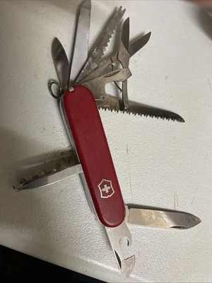 Vintage swiss folding Knife knive Multitool Officier Suisse Victorinox Military - Image 1 of 4