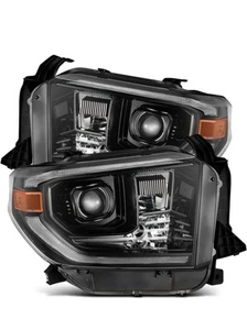 14-21 Toyota Tundra MK II LUXX-Series LED Projector Headlights Alpha-Black - Picture 1 of 9