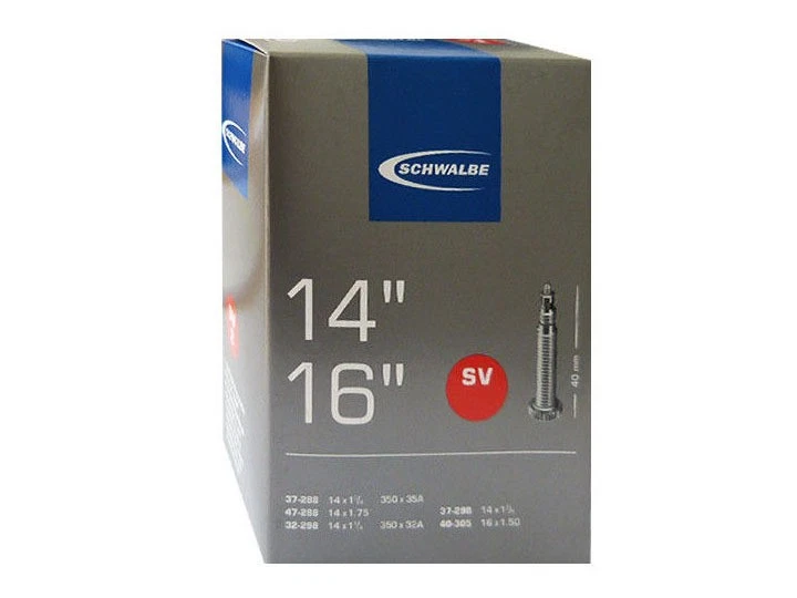 Schwalbe SV3 Presta Valve Inner Tube 16 x 1.75 - 2.50 - 40mm Valve - image 1 of 1