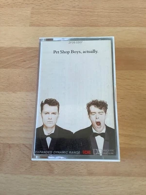 Pet Shop Boys - Actually - Rare 🇯🇵 Japan Cassette With Lyric Sheet  (1987) - Image 1 of 4