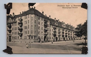 Antike deutsche DRESDEN Striesen Gebäude Wohnanlage 1907 1915 - Bild 1 von 2