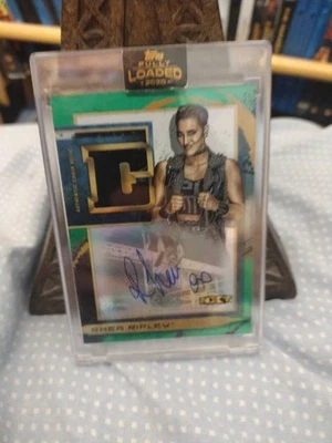 2020 Topps Fully Loaded #C-RR Rhea Ripley Auto Chair Relic /50 - Image 1 of 2