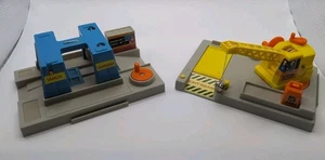 Vibtage 1985 Matchbox Motor City Crane & Auto Car Wax Wash Lot Fast Shipping - Picture 1 of 13
