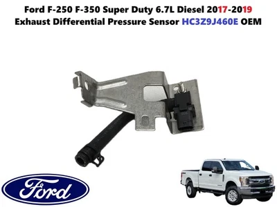 Sensor de presión diferencial de escape Ford F250 Super Duty 6,7 L 17-19 HC3Z9J460E Foto 1 de 4