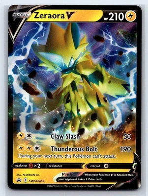 Zeraora V SWSH263 - SWSH: Sword & Shield Promo Cards - Promo - Image 1 of 2
