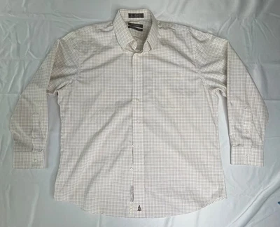 Camisa de vestir Nordstrom para hombre 16 1/2 33 ajuste tradicional a cuadros sin arrugas Foto 1 de 4
