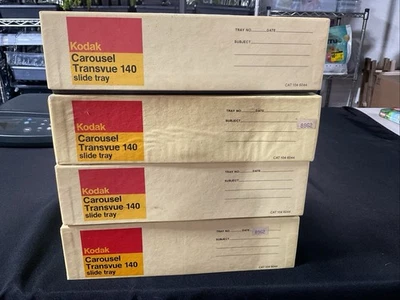 Kodak Carousel Slide Tray 140 (4) + Kodak Carousel Slide Tray 80 (1) - Image 1 of 4