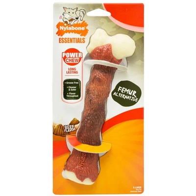 Nylabone Power Masticar Fémur Perro Masticar Juguete Hueso Carne Alternativa X-Grande/Souper  Foto 1 de 4