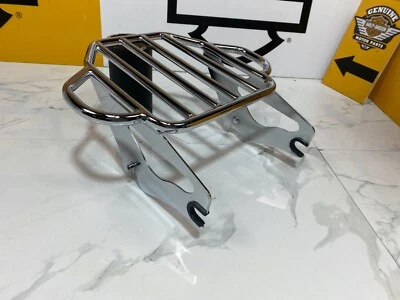 Bagageiro SLMOTO destacável pacote duplo montagem 2009^ Harley FLHR Kin Tour Pack - Imagem 1 de 4