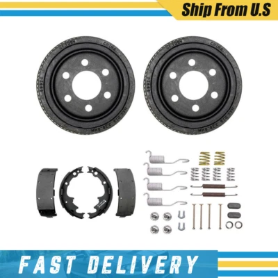 Подходит для Dodge Dakota 1999-2002 годов выпуска задние барабаны тормозные колодки и комплект пружин оборудования - Изображение 1 из 4