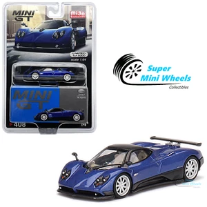 Mini GT 1:64 Pagani Zonda F Blu Argentina #408 - Picture 1 of 5