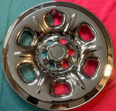 1 tampa cromada pele de roda calota 2005-2020 para Nissan FRONTIER TRUCK tampa 5933P-C - Imagem 1 de 4