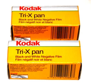 KODAK  TRI-X PAN FILM-120 ROLL SIZE-2 ROLLS - Picture 1 of 4