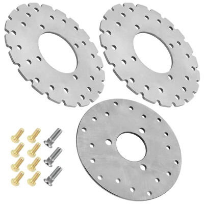 Front Rear Brake Disc Rotor w/ Bolts fits Polaris Trail Blazer 400 2003 - Image 1 of 4