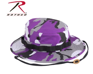 Urban Tiger Stripe Camo Boonie Hat Mil-Spec Ripstop Vented Loops Rothco 5540 - Picture 1 of 5