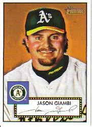 2001 Topps Heritage #77 Jason Giambi Black Card - Image 1 of 2