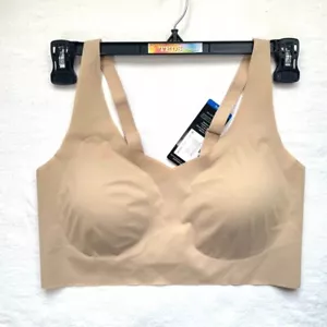 NWT Bali XL Comfort Revolution Easylite Full-Coverage Wireless Bra DF3496 Nude - Picture 1 of 9