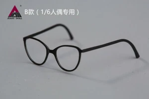 JIAOU DOLL 1:6 Black Glasses Model For 12inch Female Action Figure Head Dolls - Picture 1 of 6