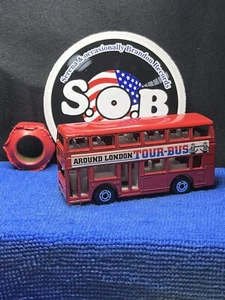 Matchbox 1981 Leyland Titan Double Decker Around London Bus Red Diecast NM Cond - Picture 1 of 8