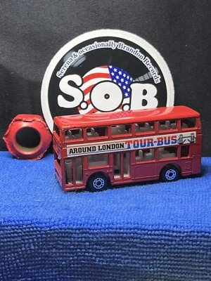 Matchbox 1981 Leyland Titan Double Decker Around London Bus Red Diecast NM Cond - Image 1 of 4